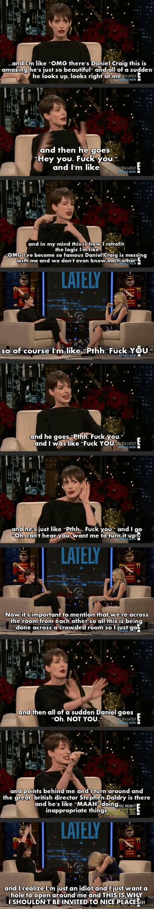Anne Hathaway is just like us // funny pictures -...