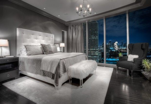 20 Beautiful Gray Master Bedroom Design Ideas - St...