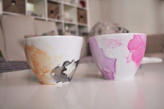 Watercolour Coffee Cups