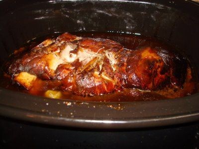 Slow Roasted Pork  1 pork butt roast (about 4 poun...