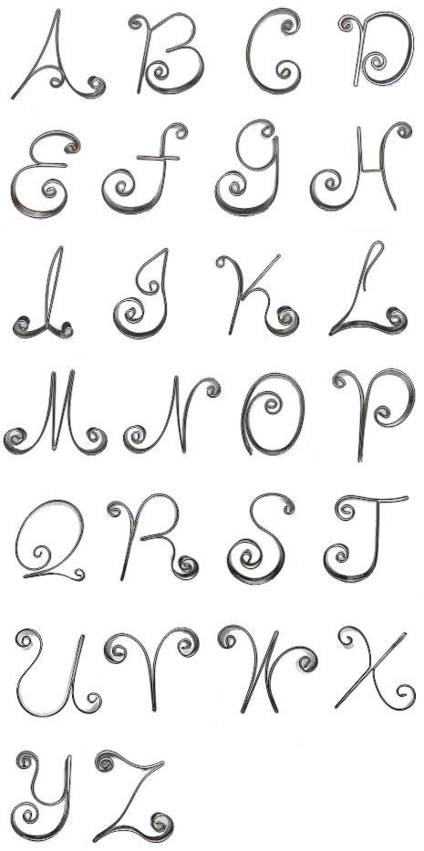 Monogram Script, trace these... let them dry... an...