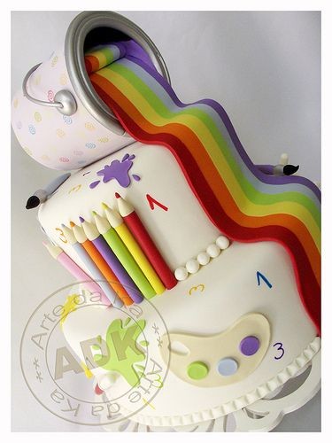 Colourful and playful kids cake | Birthday Cake To...
