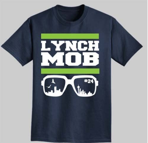 Lynch Mob Marshawn Lynch Seattle Seahawks Super Bo...