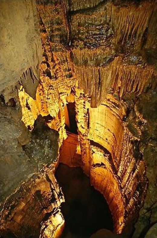 Mammoth Cave in Kentucky. World's largest cave sys...