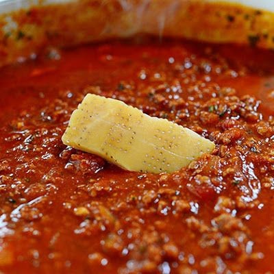 Pioneer Woman's Spaghetti Sauce-- thumbs up!!! Mad...