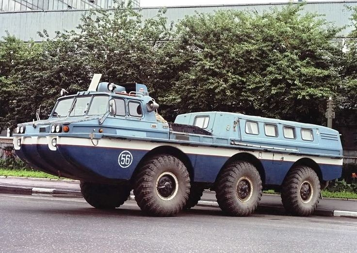A well converted Russian ZIL 4906 amphibious vehic...