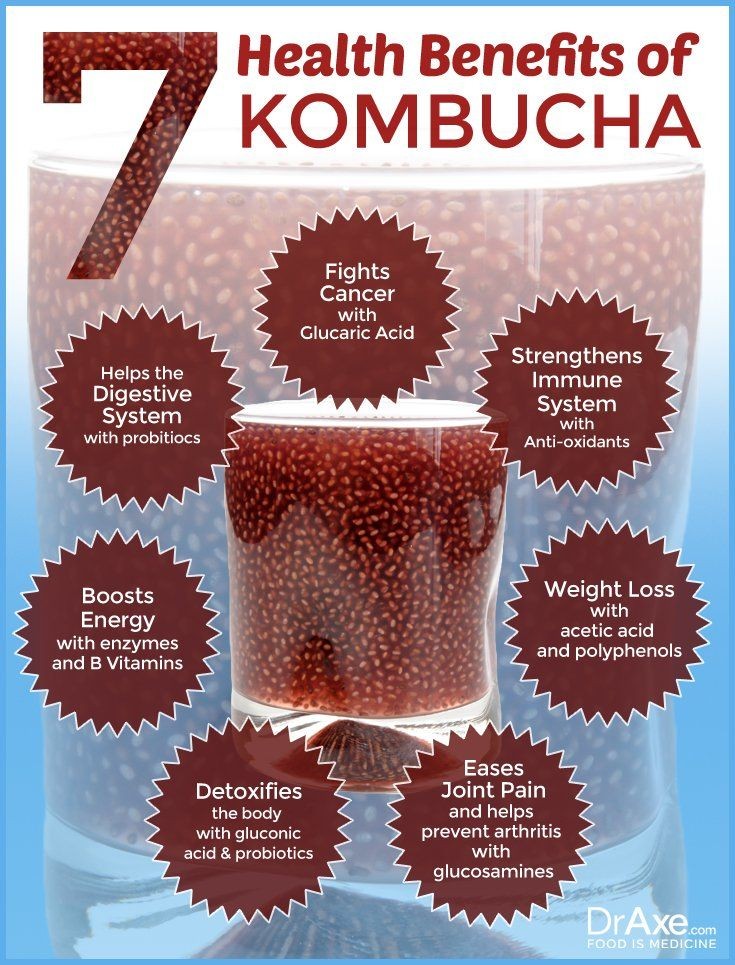7 Health Benefits of Kombucha (w/ chia) http://dra...