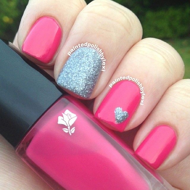 VALENTINE by paintedpolishbylexi  #nail #nails #na...