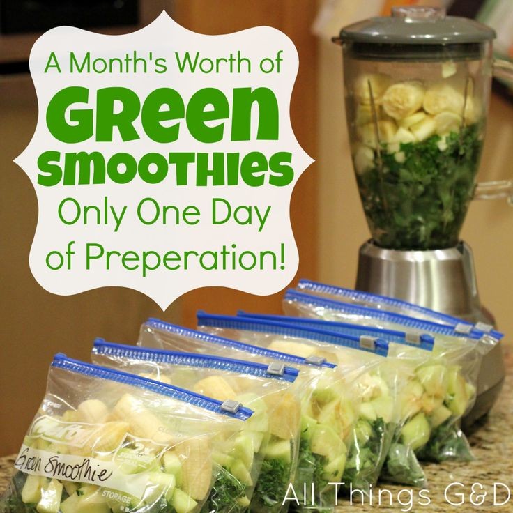 Does prepping fresh produce for green smoothies ge...