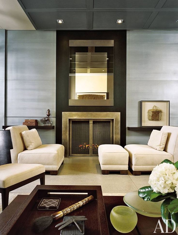 Contemporary Living Room by Terry Hunziker Inc. an...