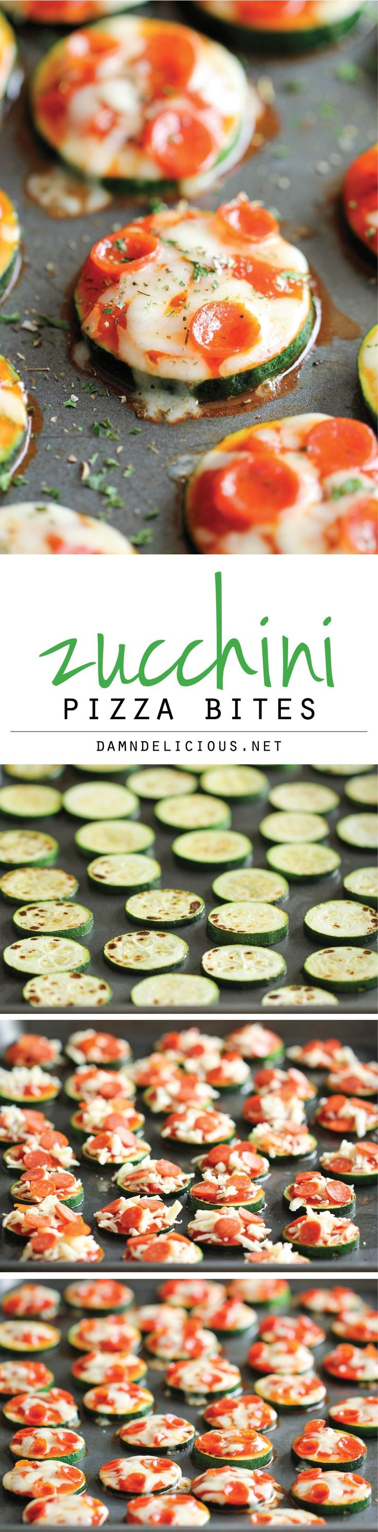 Zucchini Pizza Bites - Healthy, nutritious pizza b...
