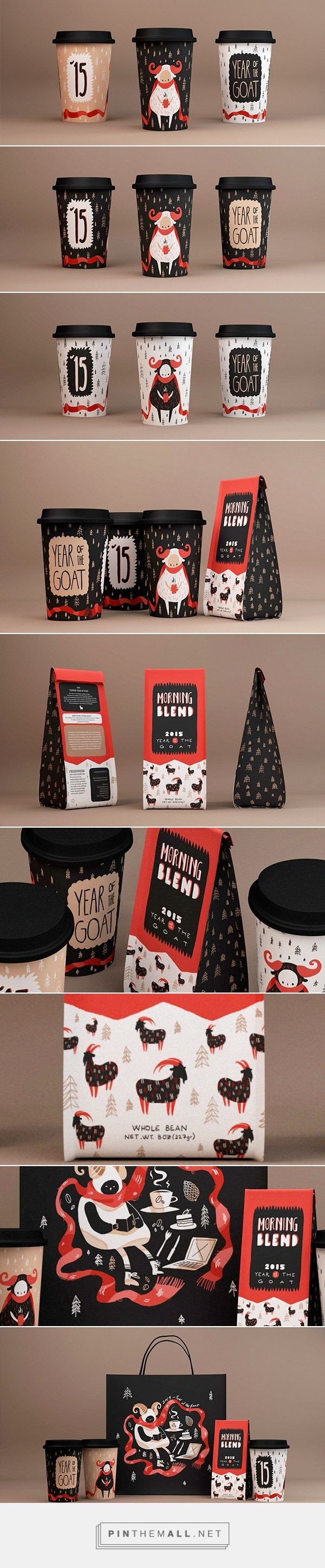 Chinese Year of the Goat / Coffee packaging PD
