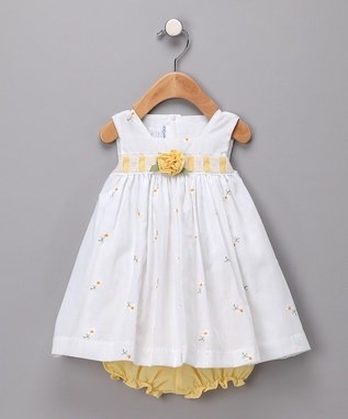Yellow Daisy Dress and Diaper Cover ($19.99)...inc...