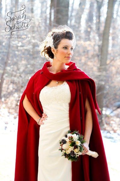 Red Cape I am sooo doing this if I have a winter w...