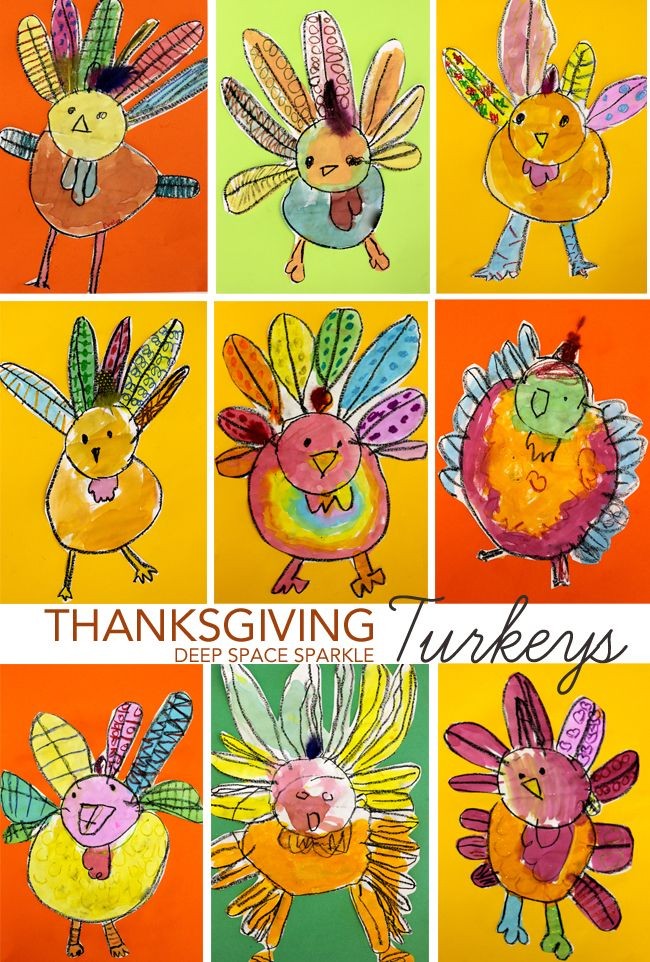 A fun Thanksgiving arts and crafts project for kid...