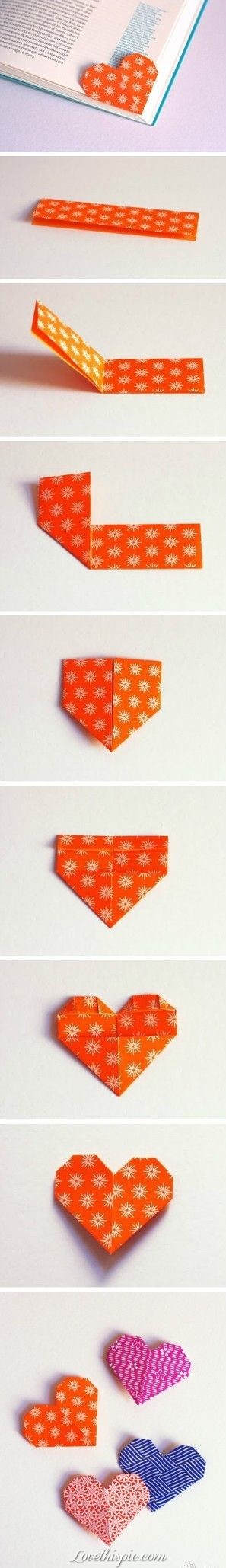 DIY Heart Bookmarks Pictures, Photos, and Images f...