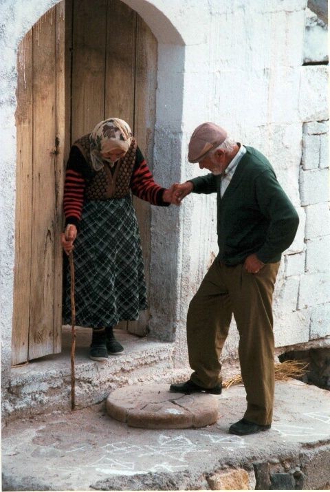 old people in love is something we see frequently...