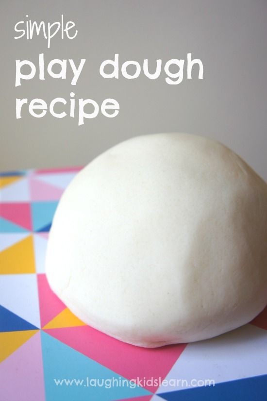 simple play dough recipe base for kids: 2 cups pla...