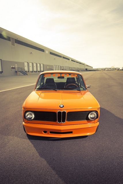 What is not to love, Orange and a 2002.  1973 BMW...