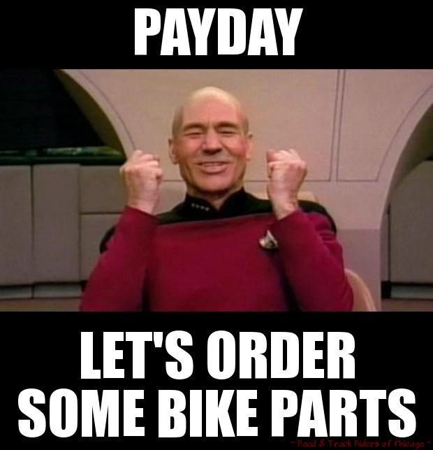 TGIF ! ! ! #Friday #Payday #motorcycleparts #RTRC
