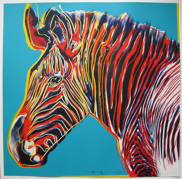 #AndyWarhol Grevy's Zebra (from Endangered Species...