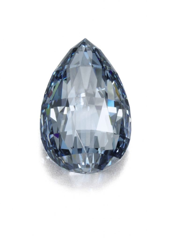 Wow! A 10.48 ct. exceptionally rare fancy blue dia...