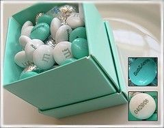 Tiffany's Themed Bridal Shower - M Favors. Great i...