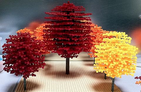 Beautiful LEGO Trees http://thebrickblogger.com/20...