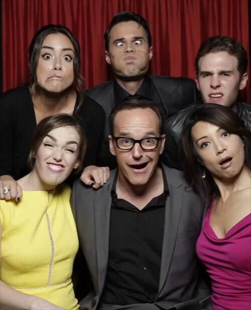Class all the way! Agents of SHIELD. These guys ar...