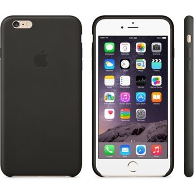 iPhone 6 Plus Leather Case - Black - Apple Store (...