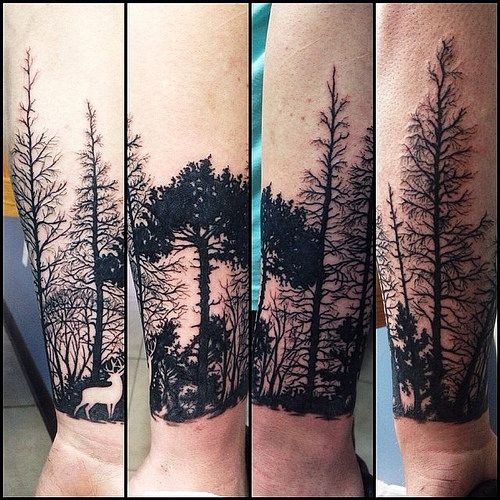 forest sleeve tattoos - Пои&#108...