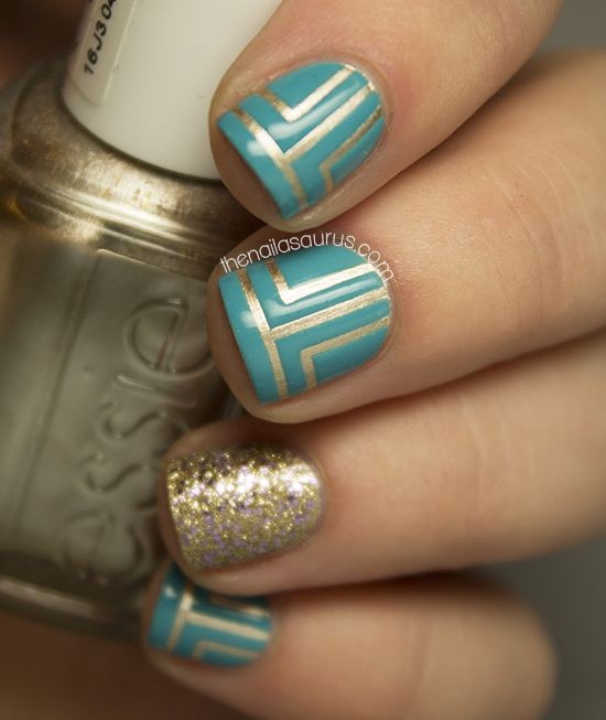 This combo of Jamberry & Essie Polish goes wel...