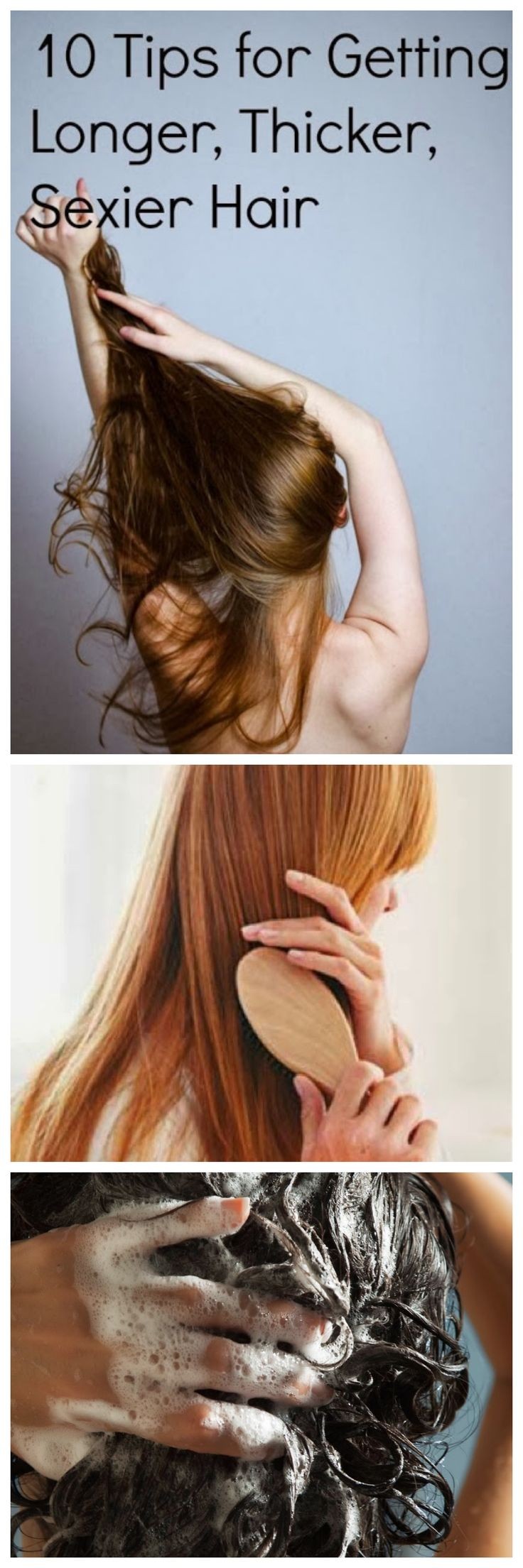 10 Tips for Getting Longer,Thicker, Sexier Hair .....