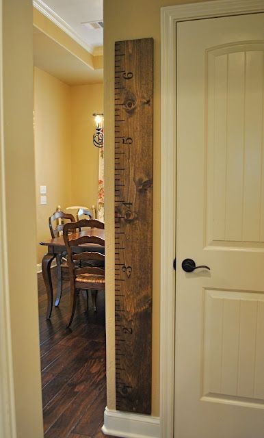 DIY Pottery Barn Ruler  Going to MAKE THIS for our...