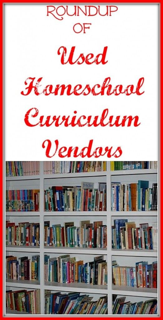 Roundup of Used Homeschool Curriculum Vendors