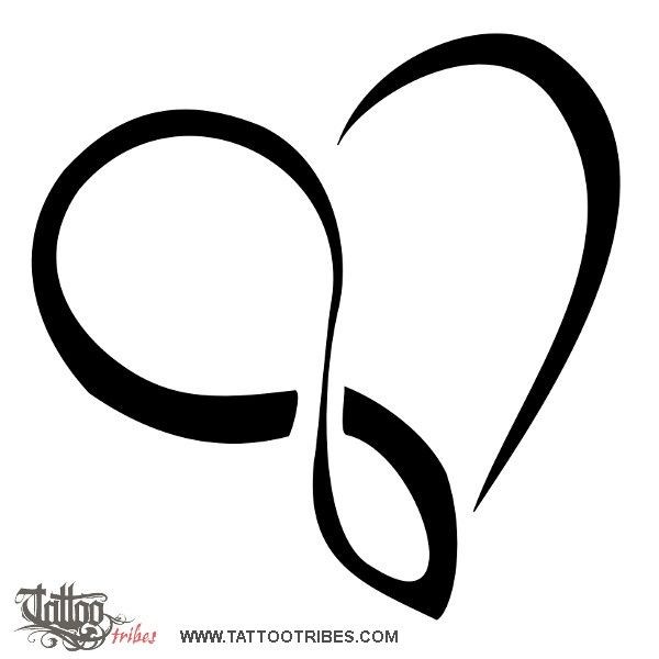 Infinity heart tattoo ... maybe one day I will be...