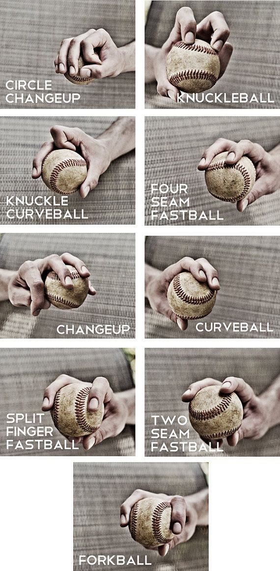baseball pitches, my husband showed me the four se...