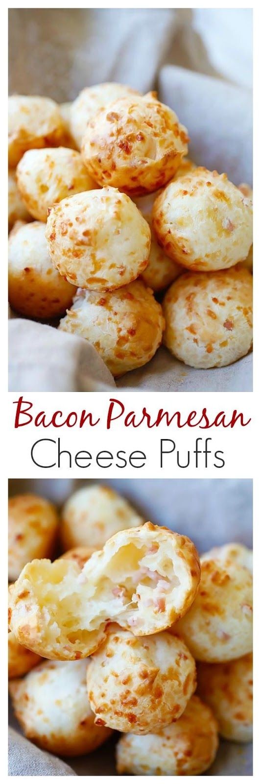 Bacon Parmesan Cheese Puffs