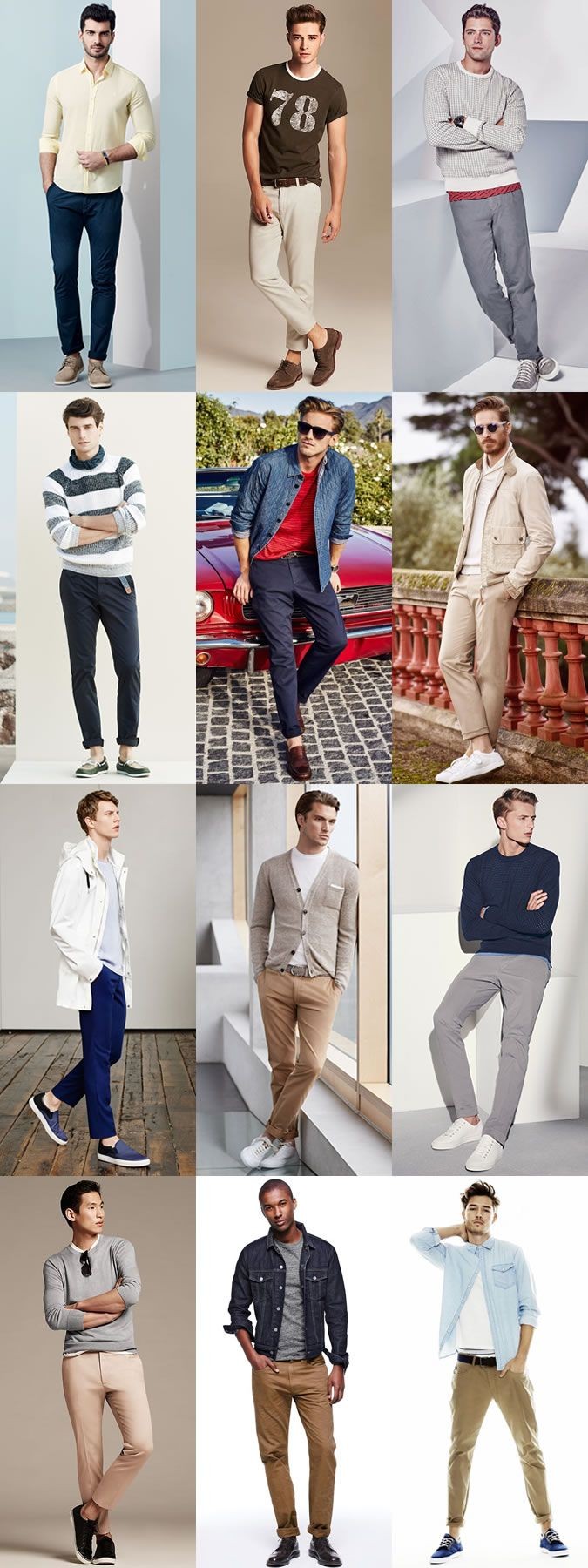 2015 Spring/Summer Men's Chinos Guide: Casual Styl...