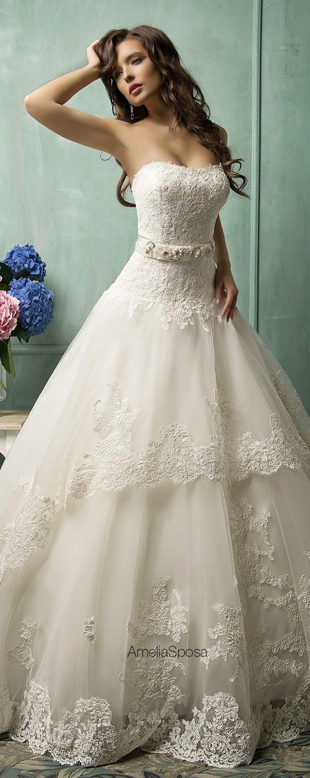 Amelia Sposa 2014 Wedding Dresses  | bellethemagaz...