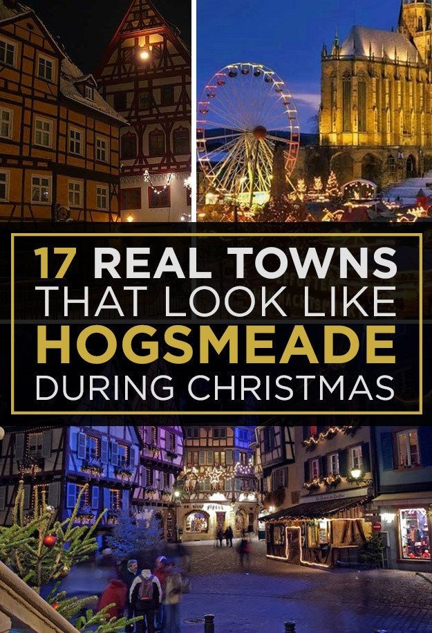 17 Actual Towns That Look Just Like Hogsmeade