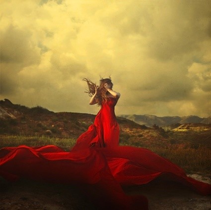 Brooke Shaden...This piece is entitled "A Storm to...