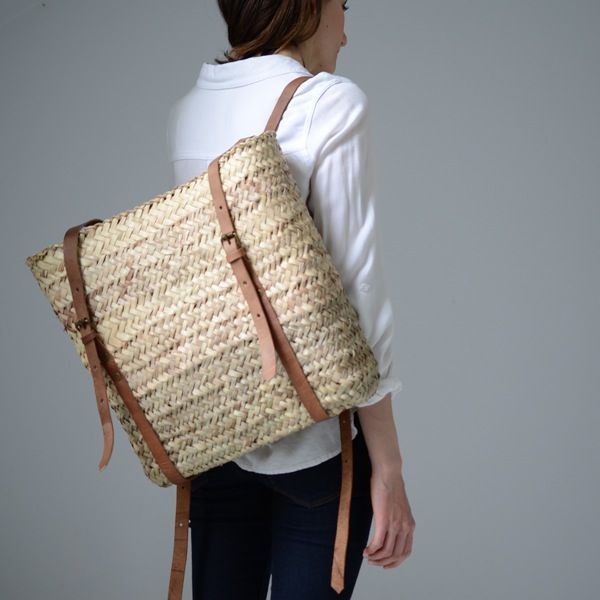 Image of market basket - backpack