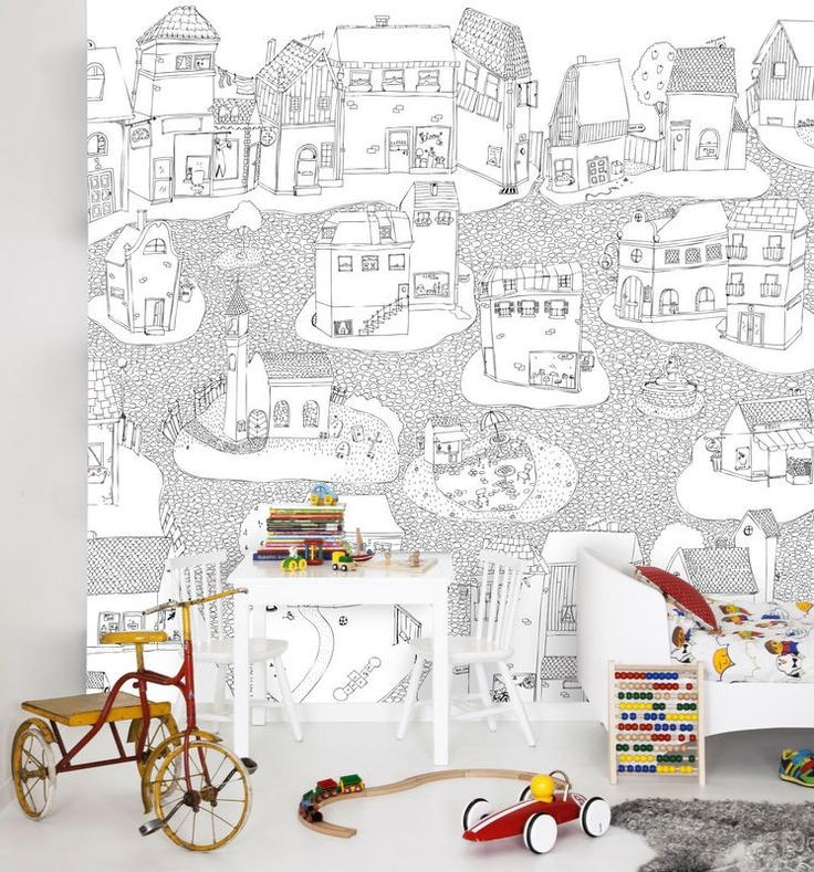 wallpaper for the boys room. Murals, wallpaper and...
