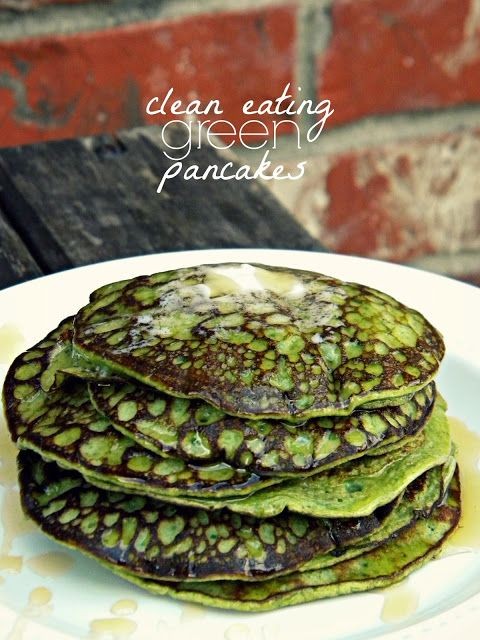 Clean Eating Green Pancakes - 1 banana, 2 eggs, 1/...