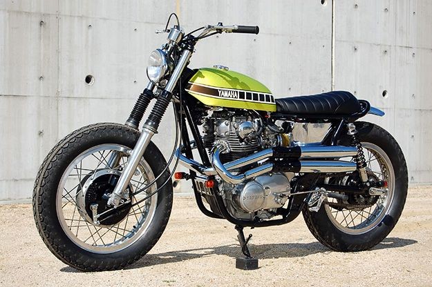 A stunning Yamaha XS650 tracker from the Japanese...
