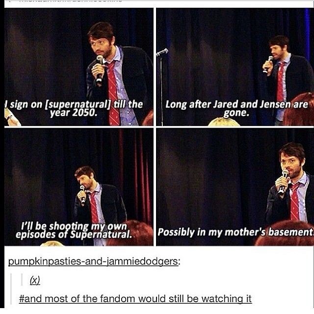 We would still watch it, misha. We would.  "By the...
