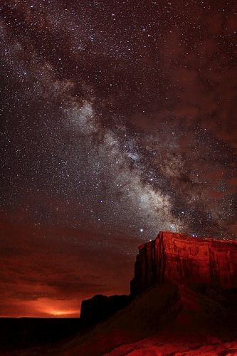 The Milky Way Over Monument Valley, Colorado