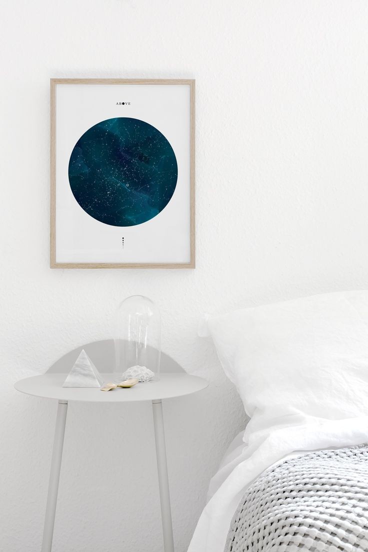 'Above' print by Coco Lapine.  A magical Skymap cr...