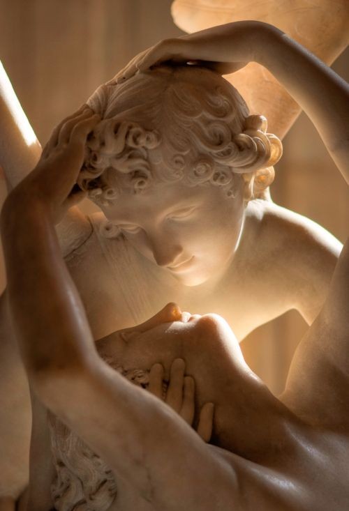 "Cupid and Psyche" (1796), by Canova (Antonio Cano...